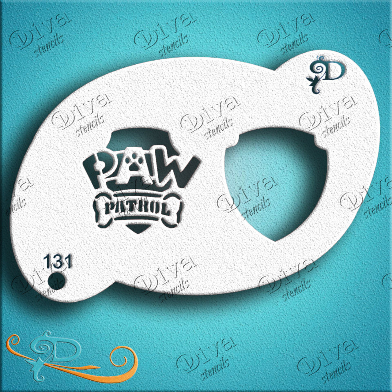  Paw Patrol Logo Diva Stencil