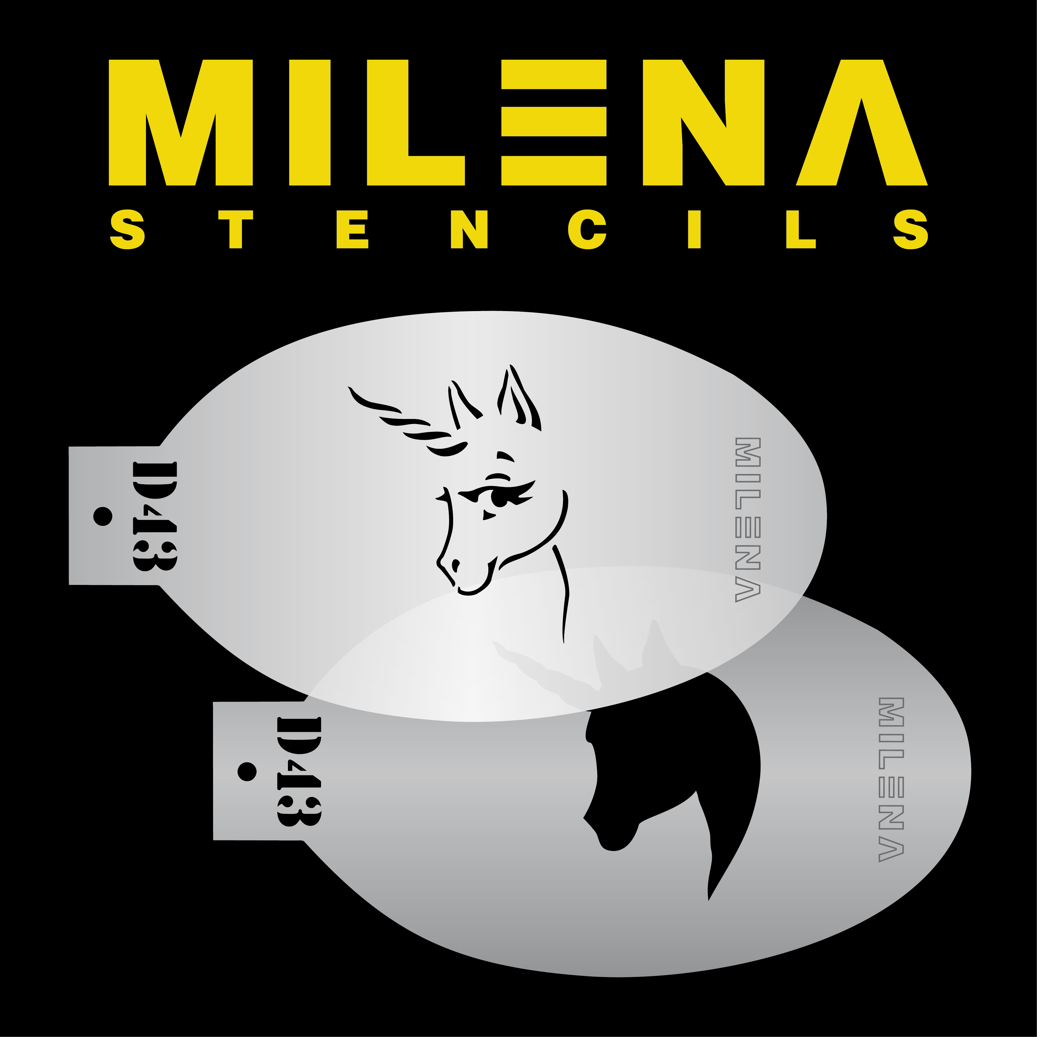 Milena Unicorn D43 dvoufázová šablona