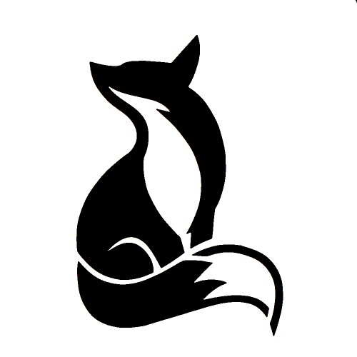 Fox - tetovací šablonka