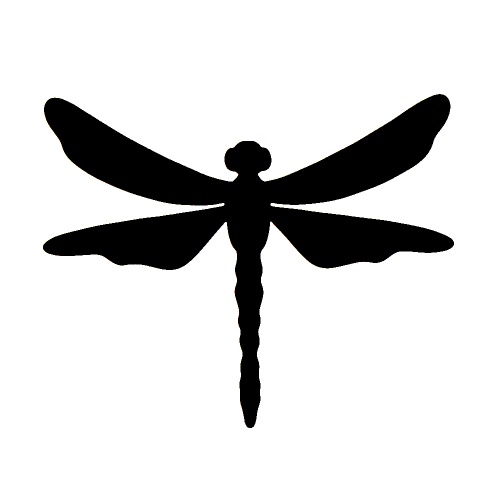 Dragonfly - tetovací šablonka