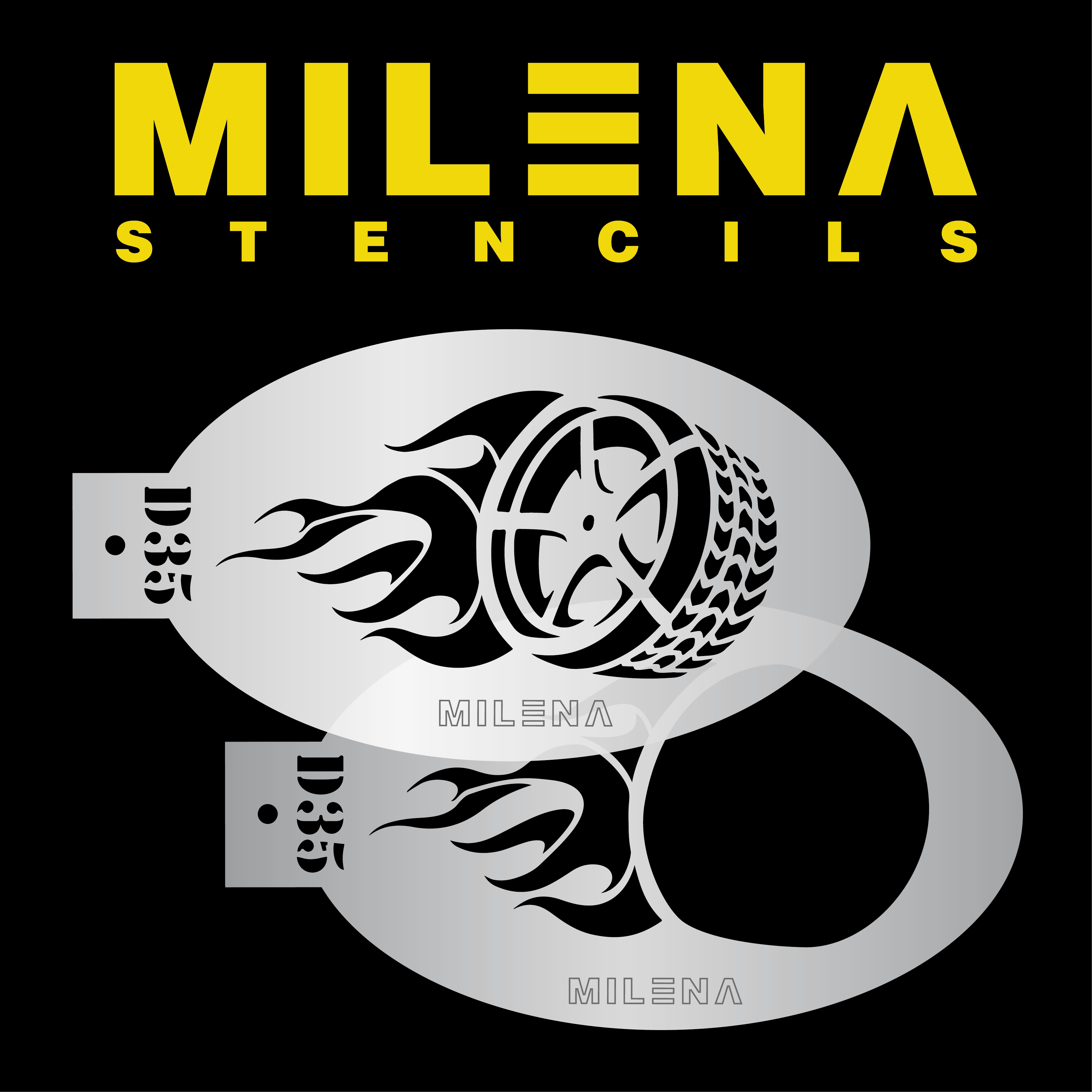Milena Wheel D35 dvoufázová šablona