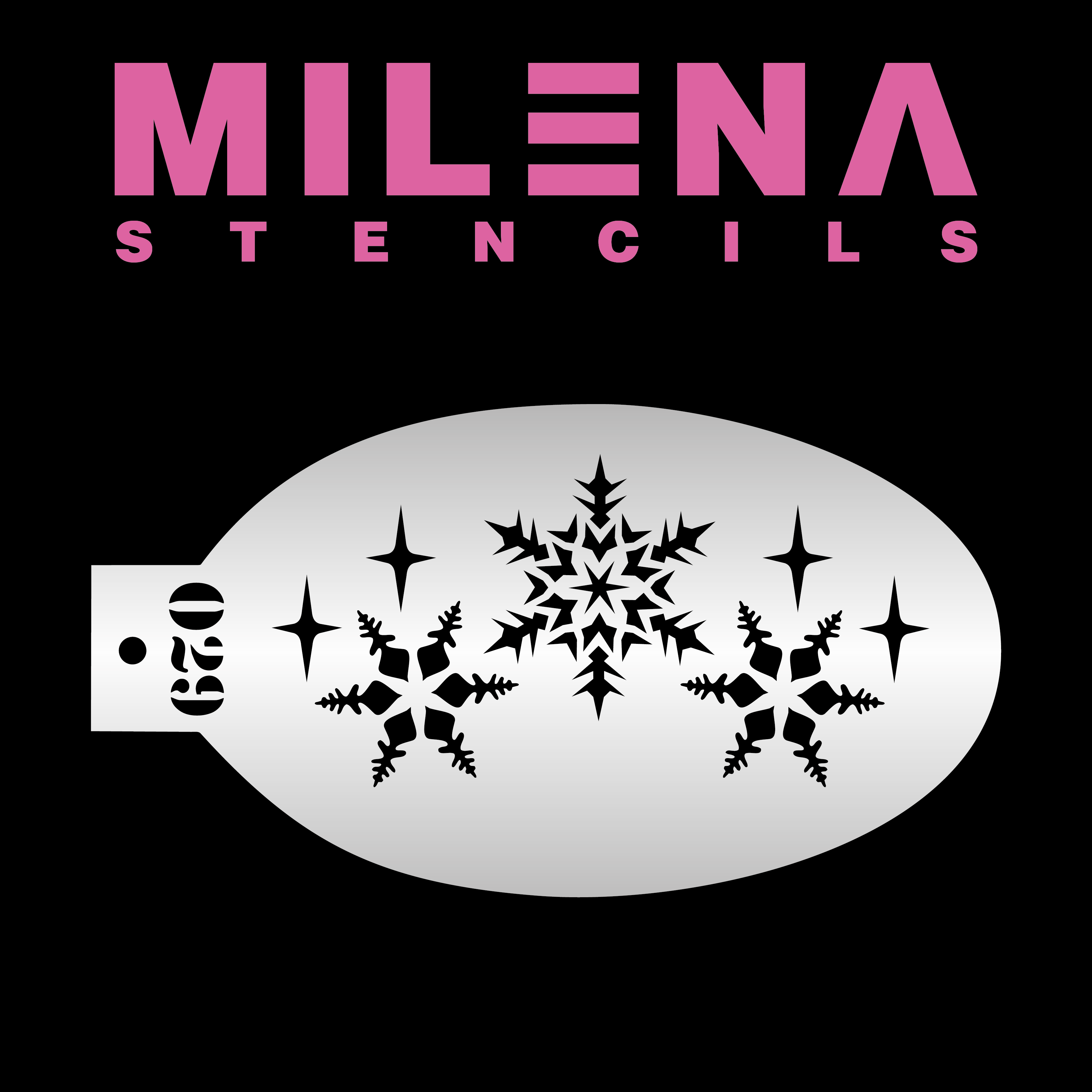 Milena Snowflakes O29 šablona