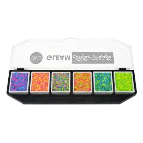 Galactic (UV) - Vivid Glitter Cream Palette