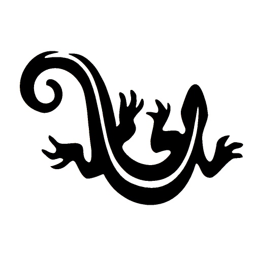 Lizard - tetovací šablonka
