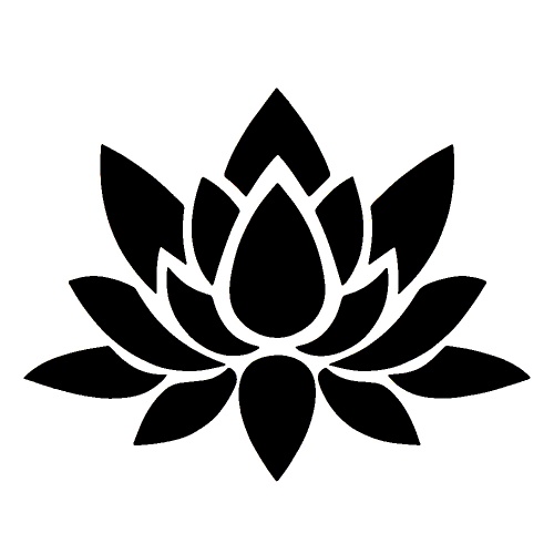 Lotus Flower  - tetovací šablonka