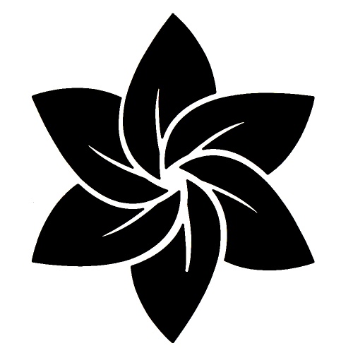 Hawaii Flower - tetovací šablonka