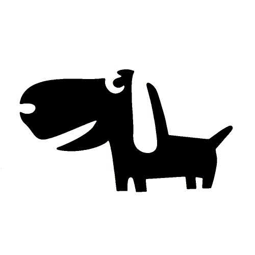 Cute Dog - tetovací šablonka