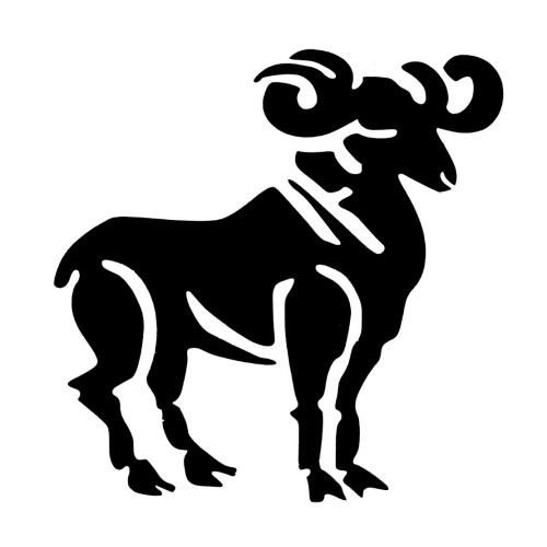 Aries - tetovací šablonka