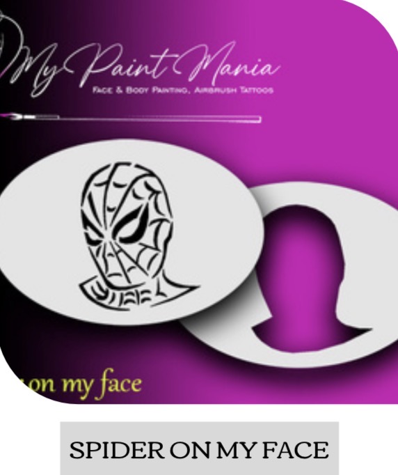 Spiderman on my face