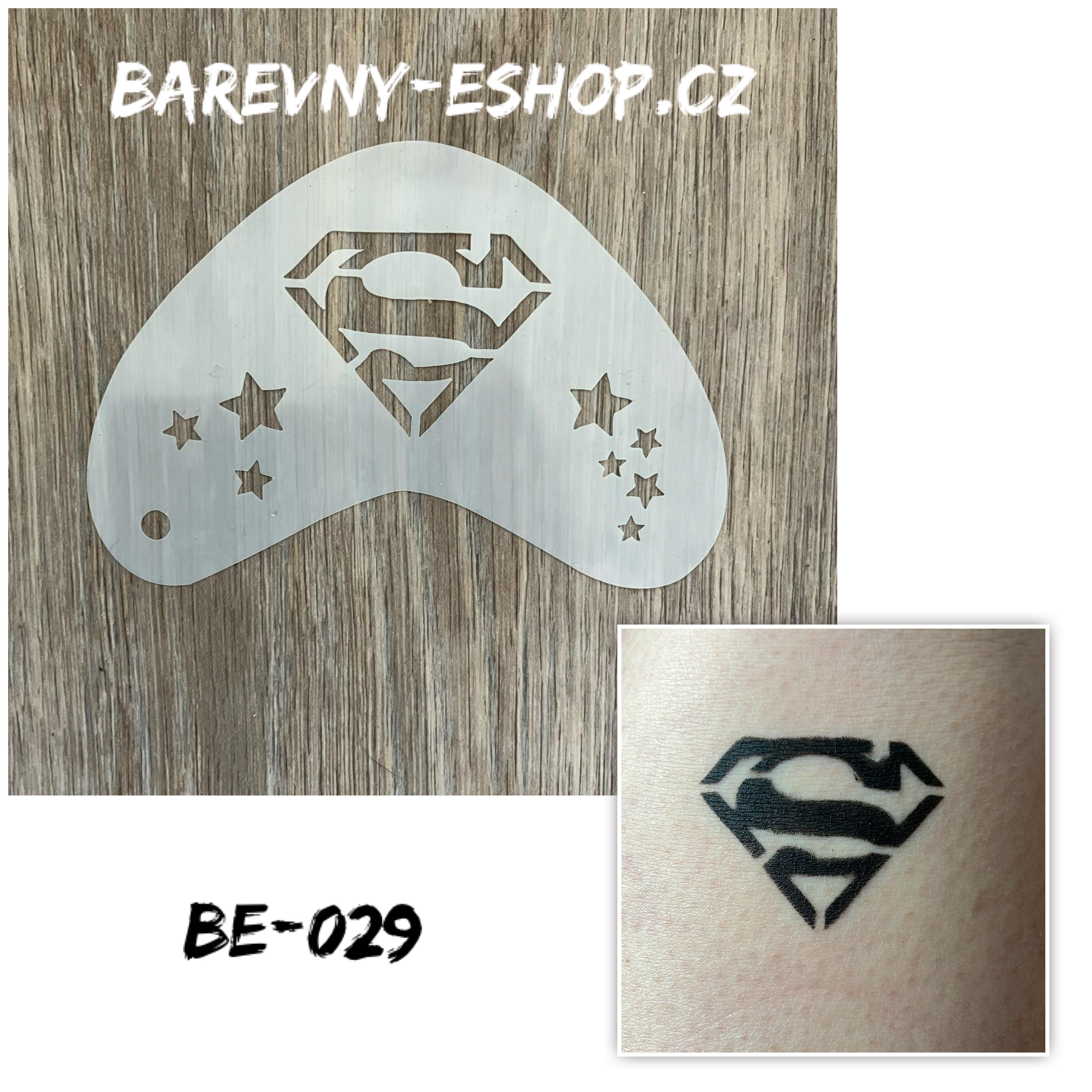 šablona Superman