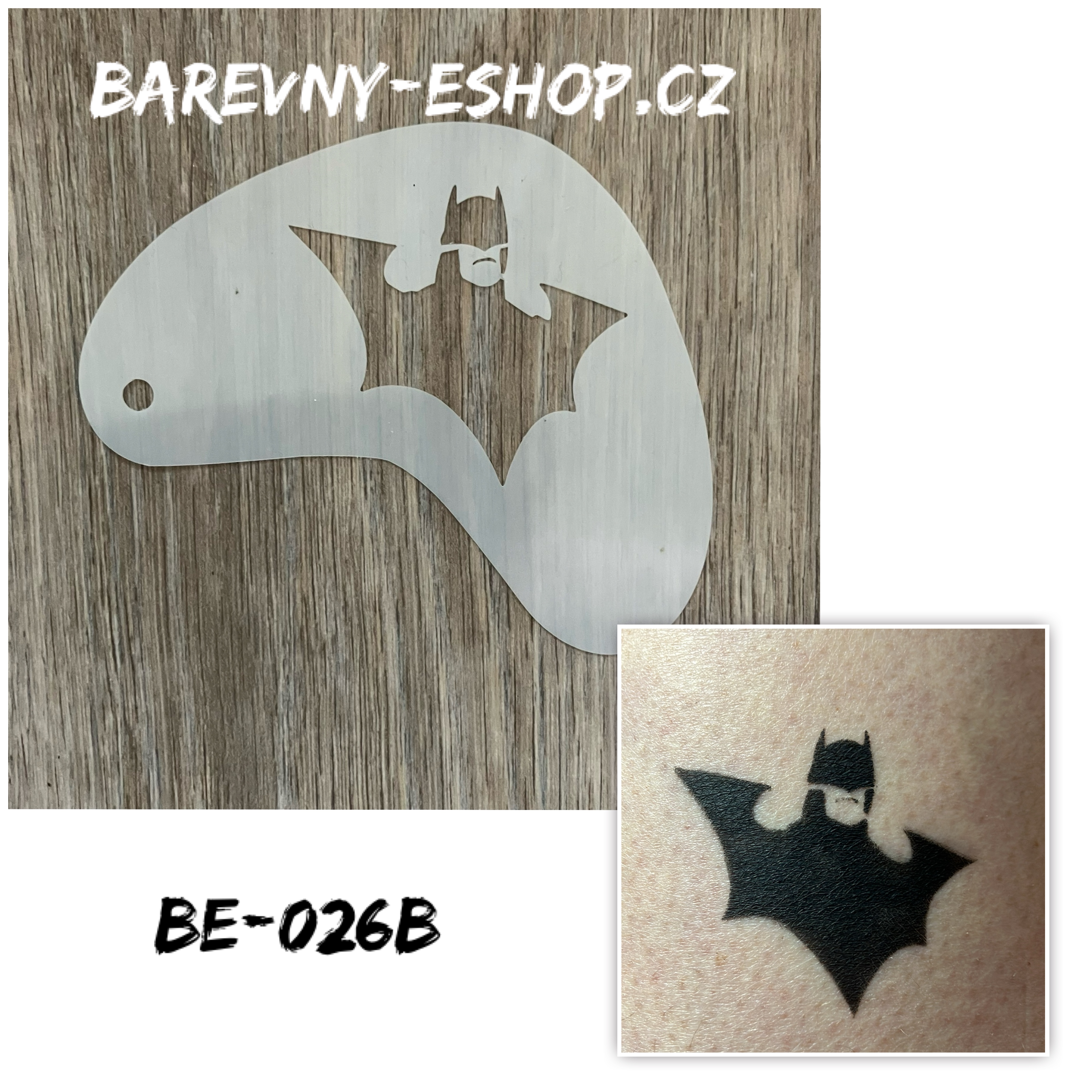 šablona Batman - silueta