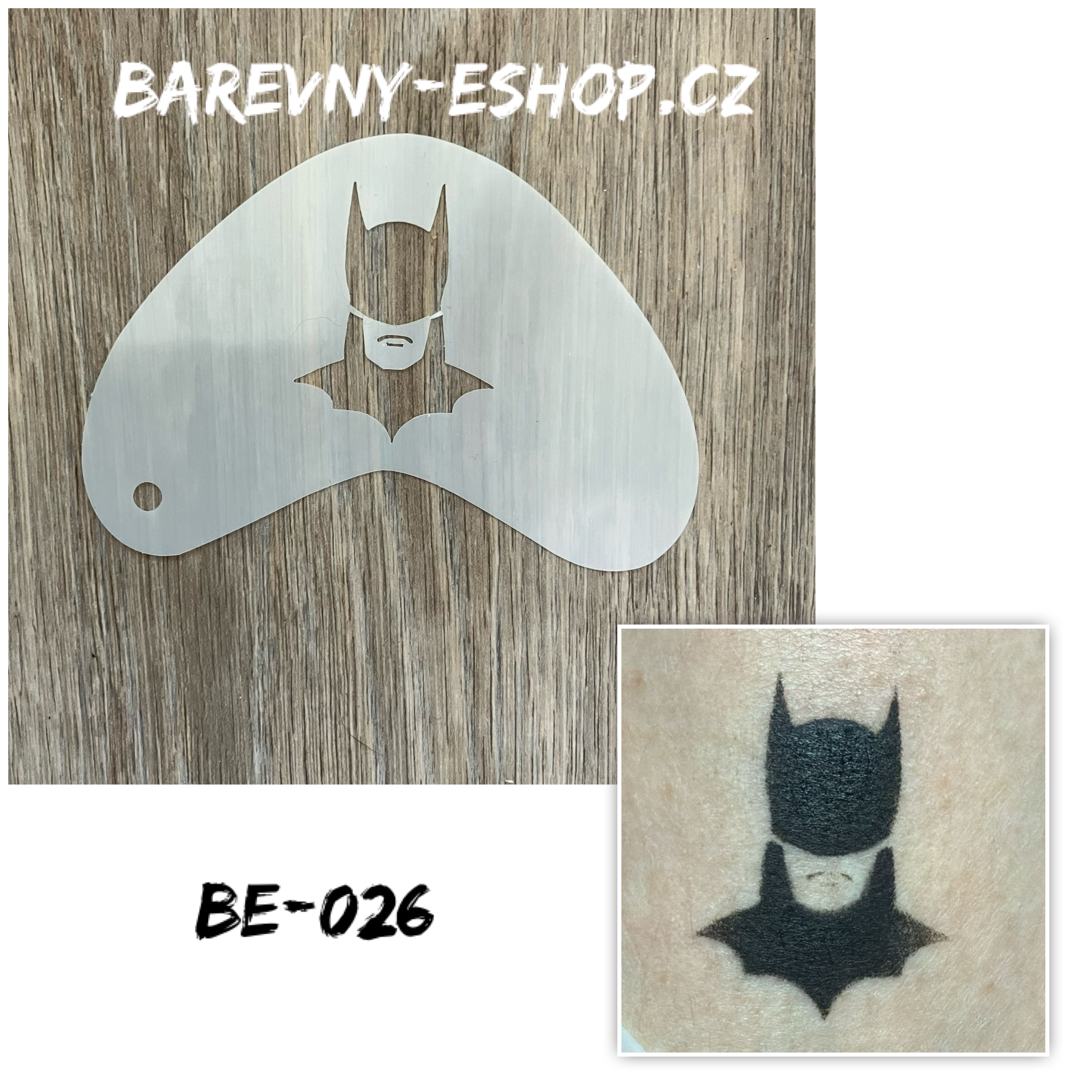 šablona Batman - hlava