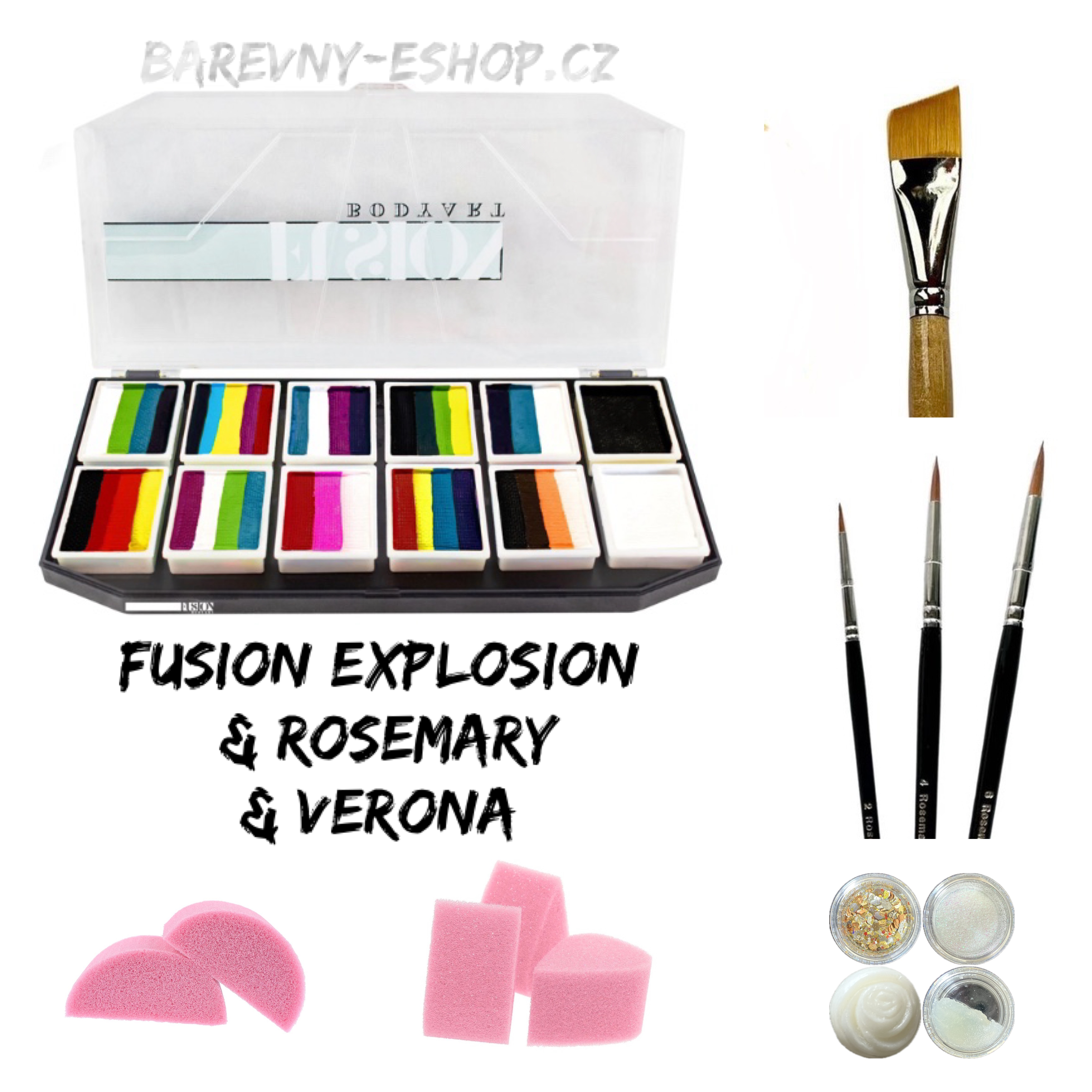 Explosion Fusion & Verona - sada barev a štětců 