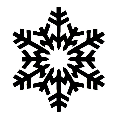 Snowflake - tetovací šablonka