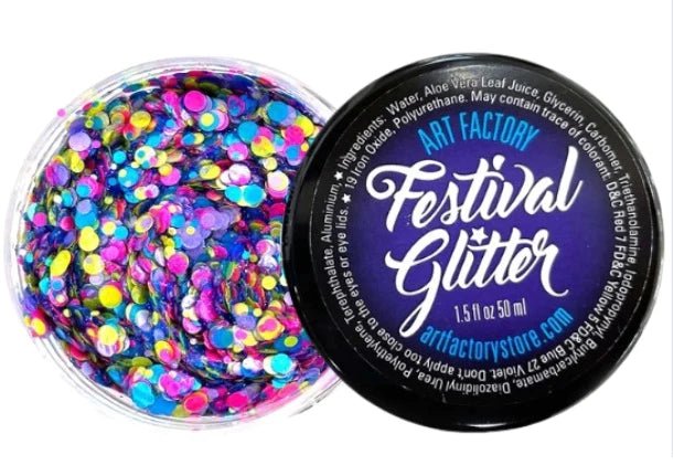 Confetti Glow - UV efekt - Festival Chunky Gllitter Gel 35mL