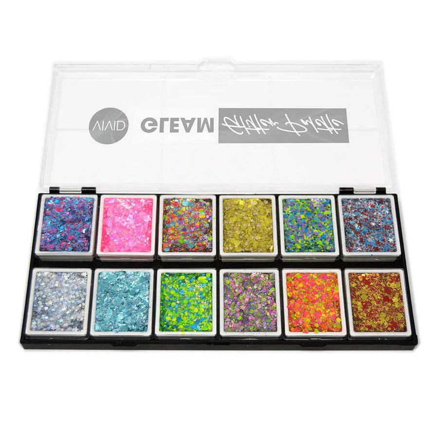 Let's Party Palette 96g - Vivid Glitter Cream Palette