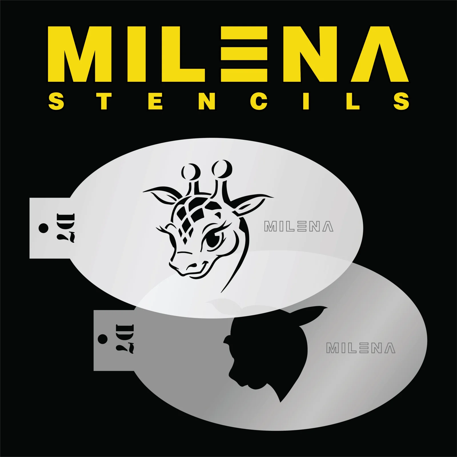 Milena Cute Giraffe D7 dvoufázová šablona