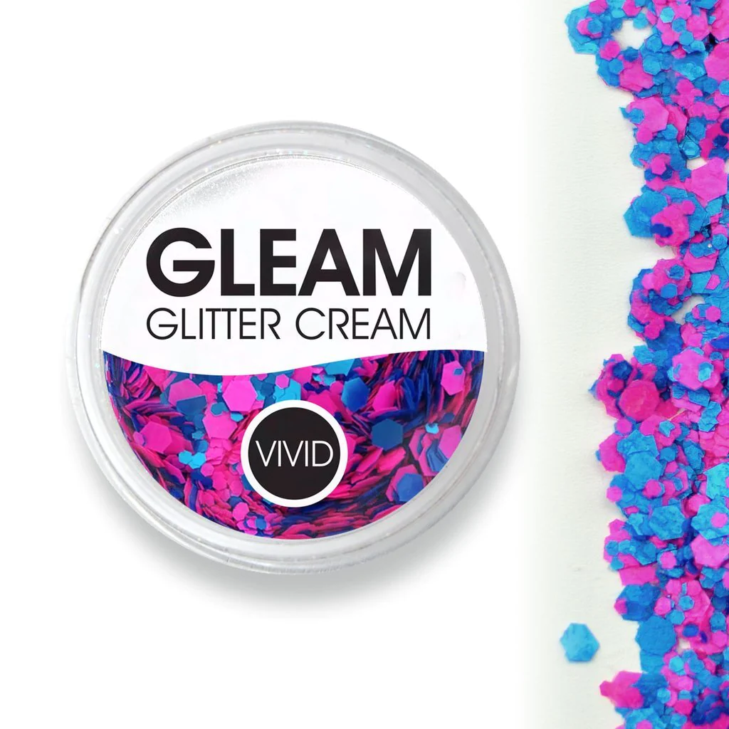 UV - Gum Nebula 10g -Vivid Glitter Cream 
