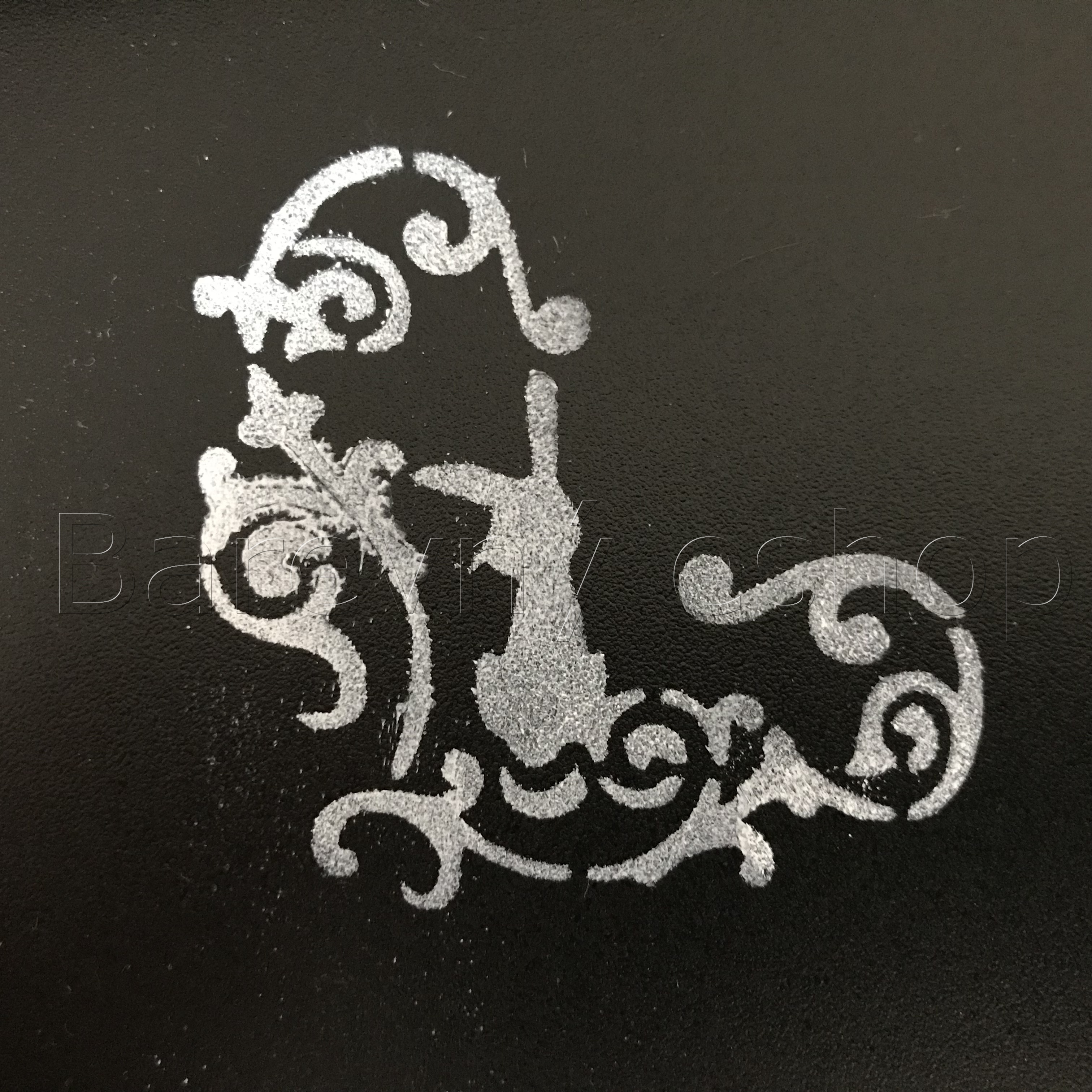 šablona zajíc a ornament