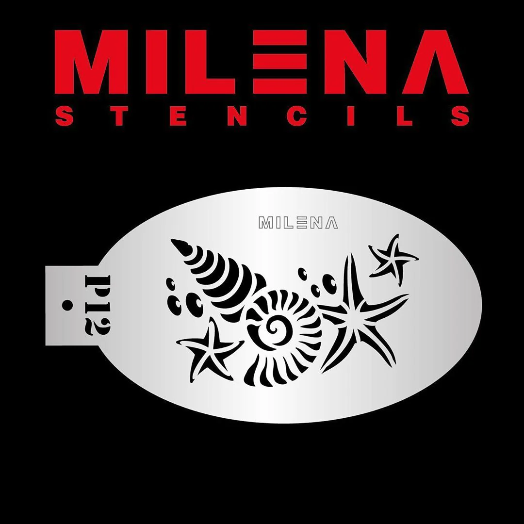 Milena Seashells P12 šablona