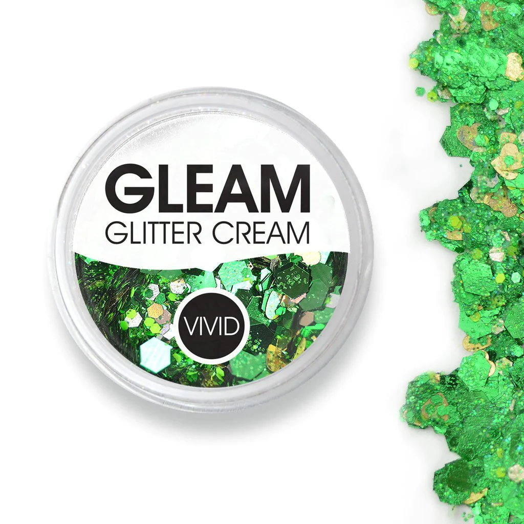 Evergreen 10g -Vivid Glitter Cream 