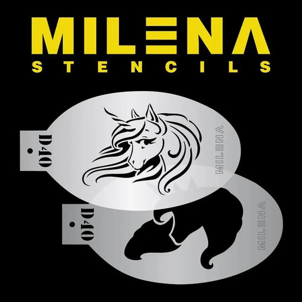 Milena Flowing Mane D40 dvoufázová šablona