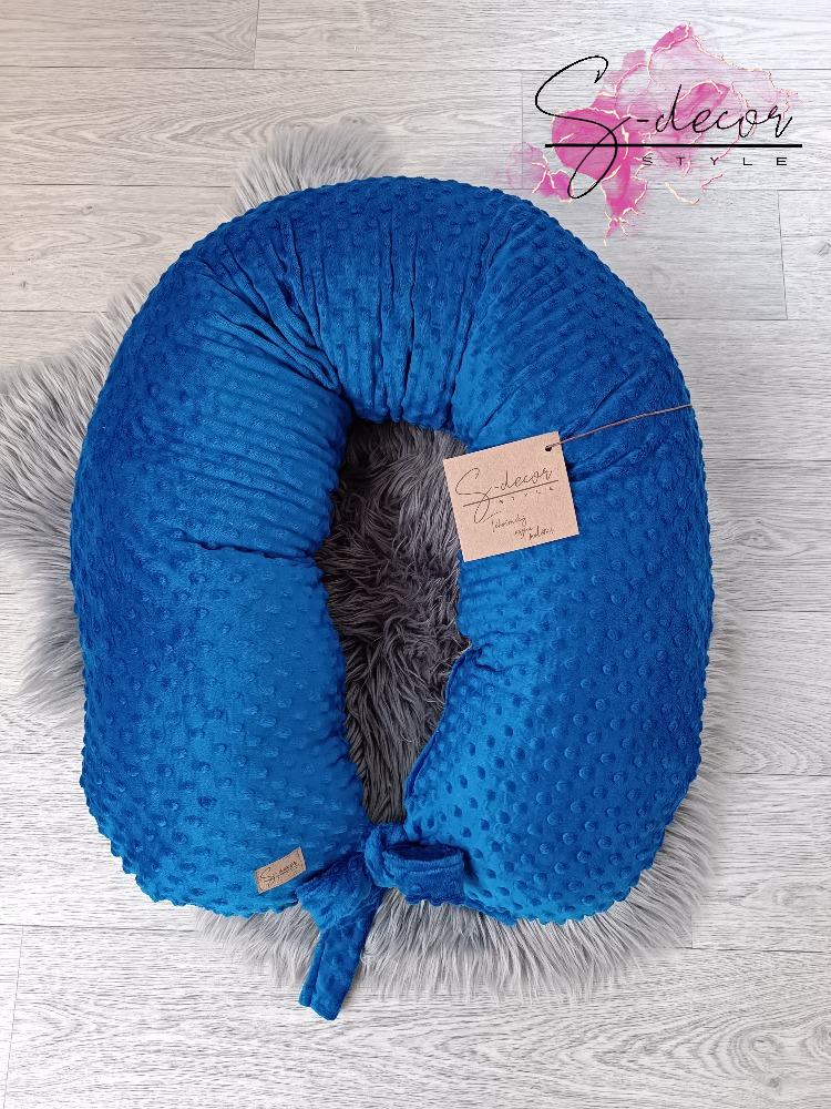 Těhotenský polštář královsky modrý Premium