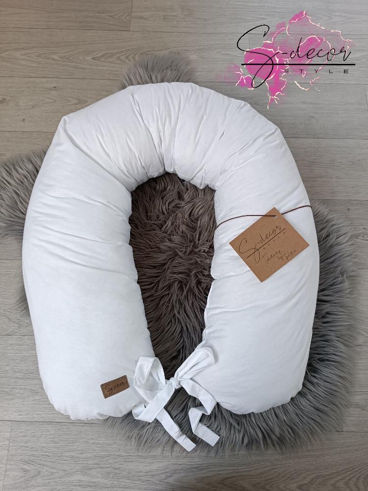 Těhotenský polštář bílý Basic