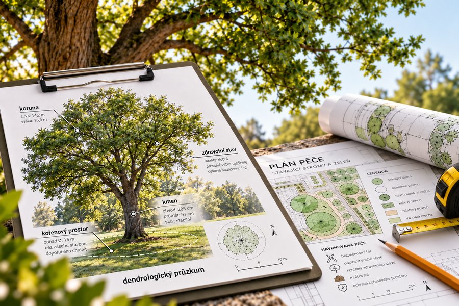 Odborné služby – projektová dokumentace, plány péče, dendrologické průzkumy a posudky