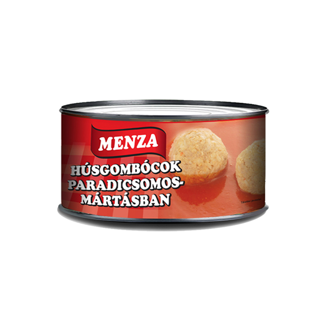Rajčatová omáčka s masovými koulemi  -  400g  Min.trv.:13.07.2026