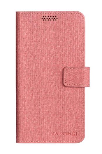 POUZDRO SWISSTEN LIBRO UNI BOOK XL RŮŽOVÉ (158 x 80 mm)