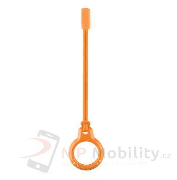 Tactical pouzdro na Apple AirTag se šňůrkou orange