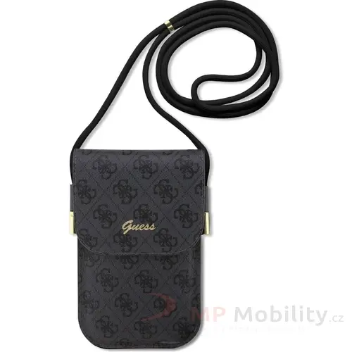 Pouzdro Guess PU 4G Metal Logo Script Phone Bag Pink