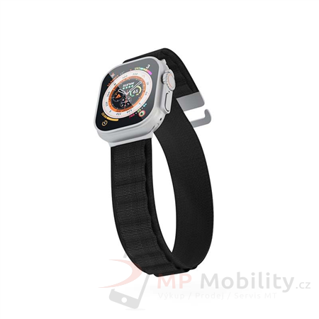 Nylonový řemínek Epico Alpine 42/44/45/49mm černý