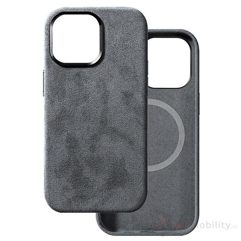 Pouzdro Alcane Magsafe pro Iphone 15 Pro Grey