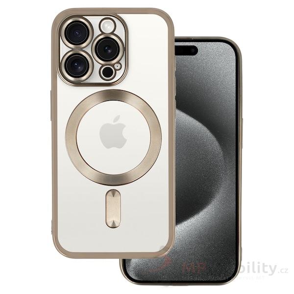 Zadní kryt Metallic MagSafe pro iPhone 15 Titanium