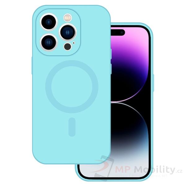 TEL PROTECT MagSilikonové pouzdro pro Iphone 15 Světle modré