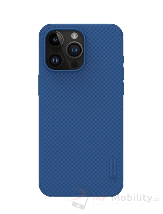 Kryt na telefon Apple iPhone 15 Pro Max modrý NILLKIN SUPER FROSTED SHIELD PRO MAGNETIC