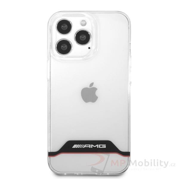 AMG PC/TPU tvrdý kryt s matným TPU okrajem pro iPhone 13 Pro, černý/červený