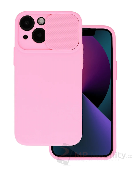 Pouzdro Camshield Soft iPhone 13 Pro Max Světle růžové