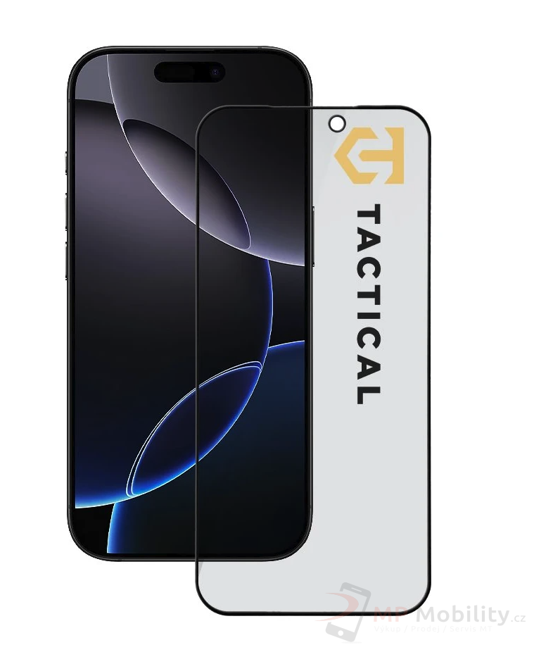 Tactical Glass Shield Privacy Stealth 5D sklo Apple iPhone 15 Pro černé