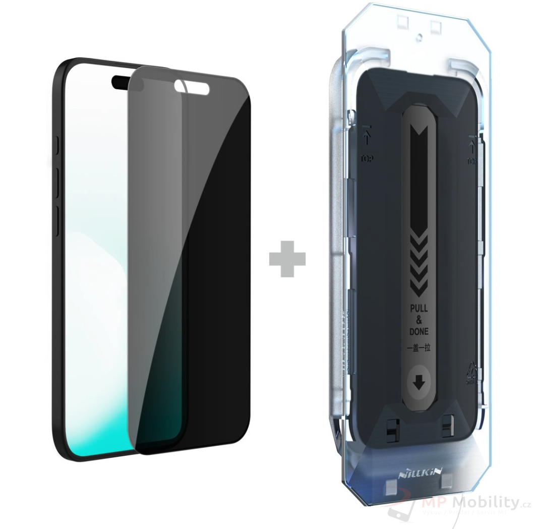 Tvrzené sklo Nillkin 0.25mm Guardian 2.5D pro Apple iPhone Air Black (s aplikátorem)