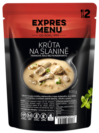 Krůta na slanině - 2 PORCE