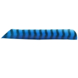 Krocaní letka pravá (RW) - plná délka - modrá/pruhovaná
