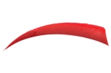 Krocaní letka - pravá (RW) - délka 5" - červená