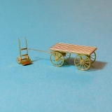 Nádražní vozík a rudl 1:120 (Lept)