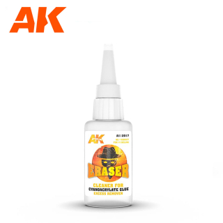 AK INTERACTIVE ERASER – CLEANER FOR CYANOCRYLATE GLUE EXCESS REMOVER 20g