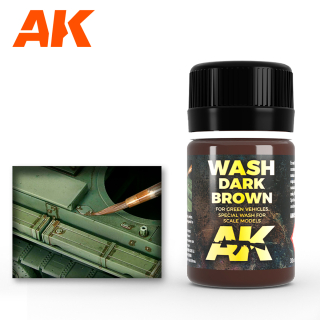 AK INTERACTIVE DARK BROWN WASH