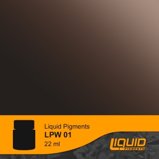 LIFECOLOR Liquid Pigments LPW01 Burnt Umber