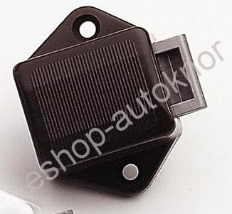Nábytový zámek mini PUSH - LOCK hnědý